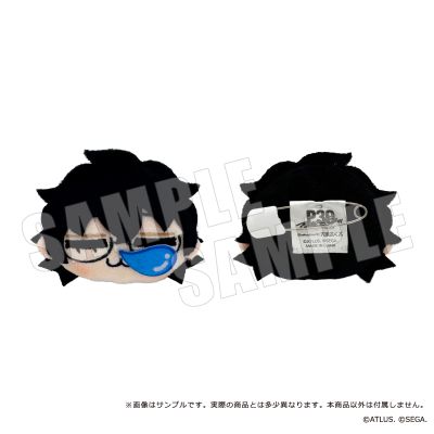女神异闻录30周年 主人公×bukubu 毛绒玩偶徽章