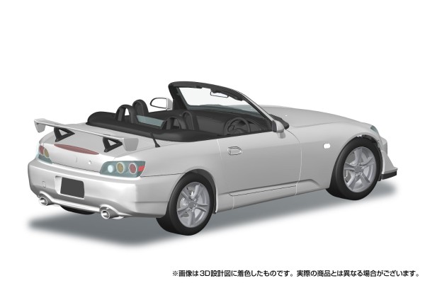 乐Pla 快拼汽车模型 No.10-GW 本田 AP2 S2000 TYPE S 2007年款 大奖赛白
