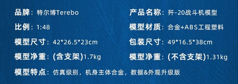 1/48 歼-20战斗机
