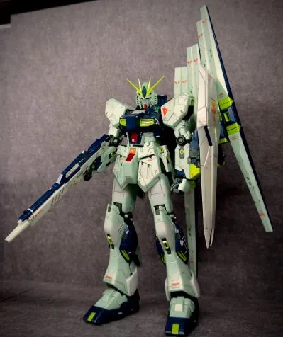 MG 1/100   福冈高达公园专属商品 ν高达 Ka版 (精神感应框架启动配色)