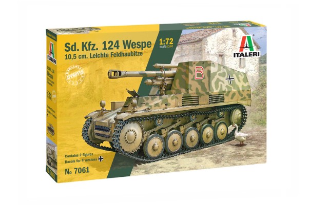 7061 1/72 sd.kfz124黄蜂自行火炮