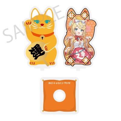 初音未来×招财猫 ×盛夏熊谷 亚克力立牌