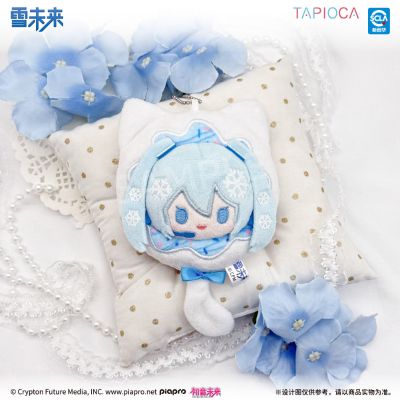 初音未来 甜甜圈 雪未来款 毛绒玩偶