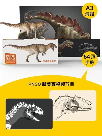 PNSO恐龙大王  成长陪伴模型45异特龙保罗