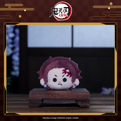 鬼灭之刃 豆豆眼毛绒团子挂件