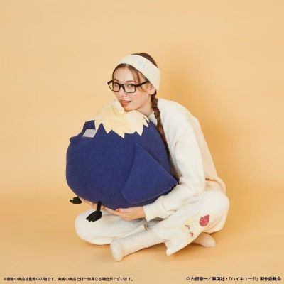 排球少年!! Palude联名 月岛萤乌鸦毛绒抱枕