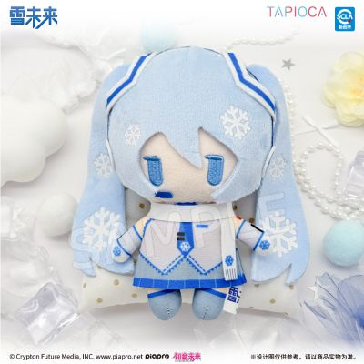 初音未来 斗篷玩偶 雪未来款 毛绒玩偶