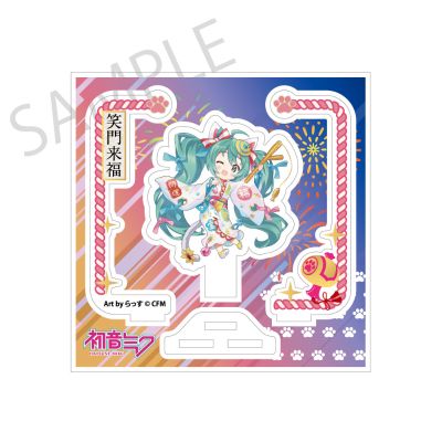 初音未来×招财猫×盛夏熊谷 亚克力立牌