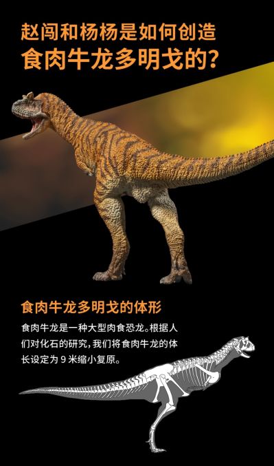 PNSO恐龙大王  成长陪伴模型36 食肉牛龙 多明戈