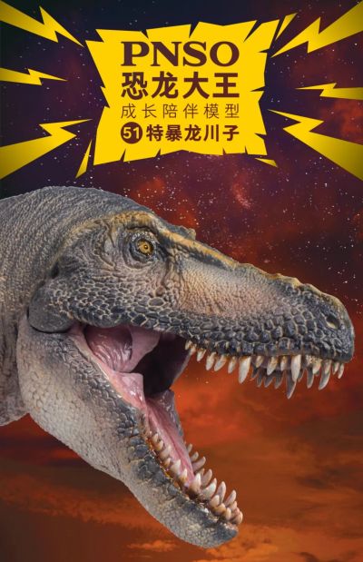 PNSO恐龙大王成长陪伴模型51 特暴龙川子