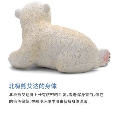 PNSO动物园成长陪伴模型06 北极熊艾达