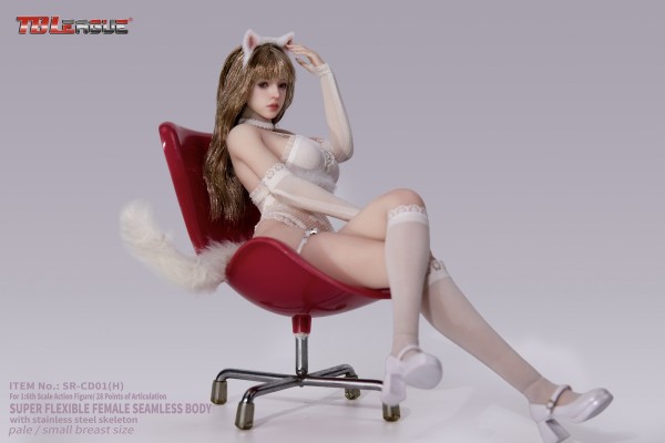 “柔韵沙漏型” 猫女郎 铂金硅胶女素体