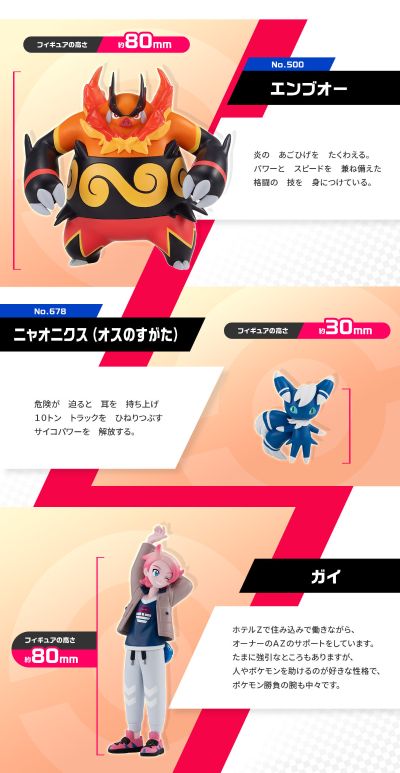 宝可梦比例世界 密阿雷市 盖伊 ＆ 炎武王 ＆超能妙喵（雄性的样子）