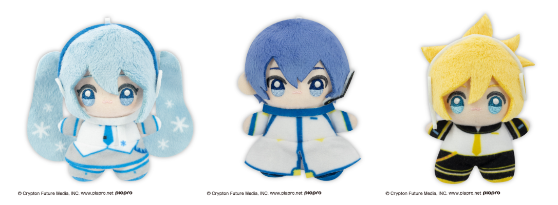 初音未来 嗒啾玩偶 雪未来＆镜音连&KAITO