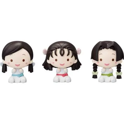 一番赏 鬼灭之刃 ～在蝶屋敷的回忆～C赏 中原澄&寺内清&高田菜穗 小小坐姿迷你手办套装