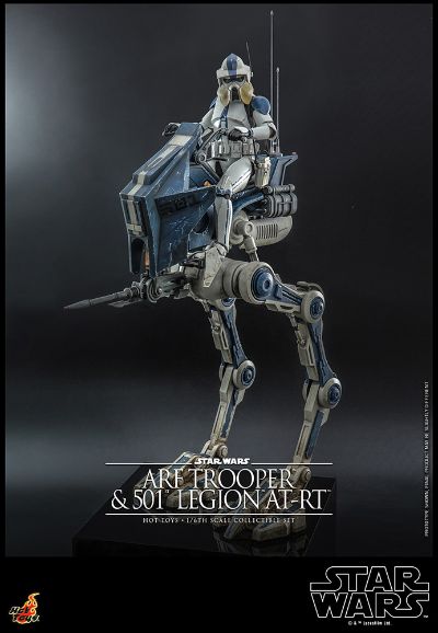 TMS091 《星球大战：克隆人战争》 先进侦察部队士兵及501军团AT-RT步行机 套装版