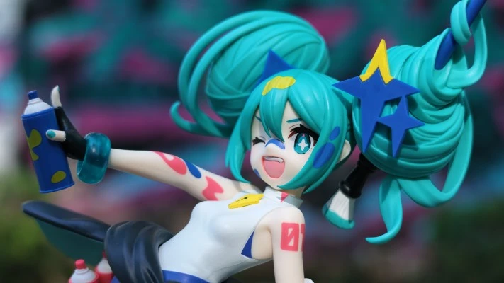 Muchute  初音未来 绘画少女