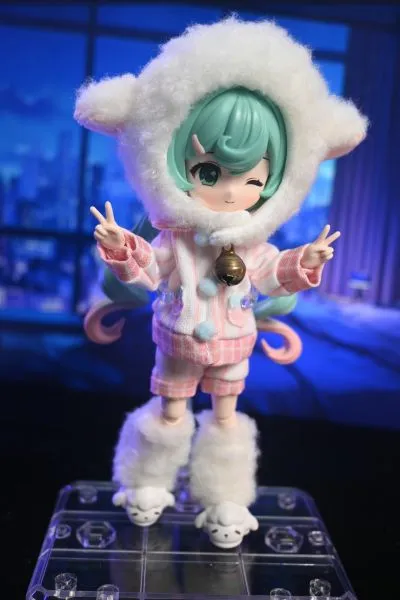 布鲁可积木人 绮遇记1/12-初音未来第2弹-毛绒绒甜梦派对
