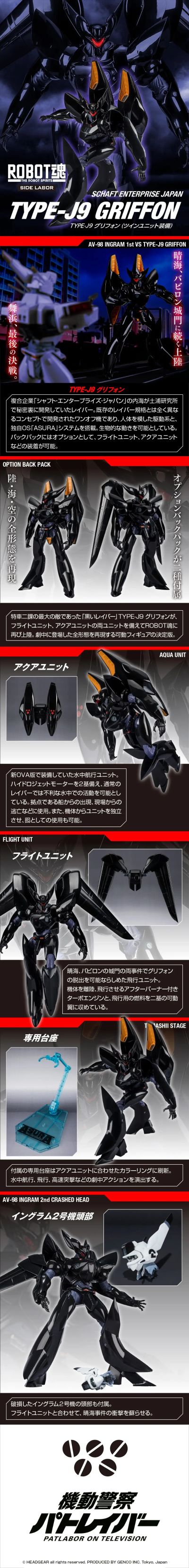 ROBOT魂＜SIDE LABOR＞ 格里芬（双联模组装备）