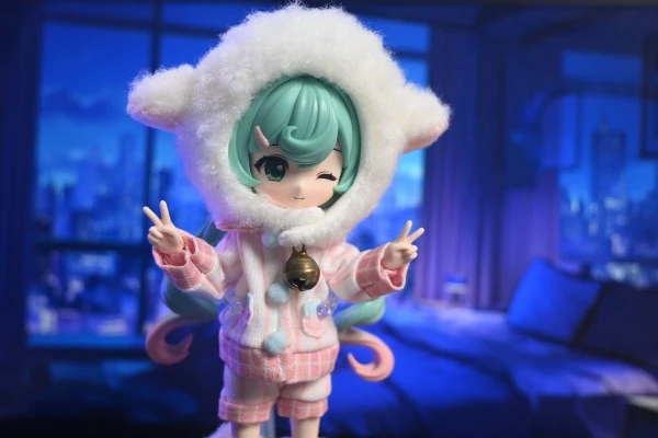 布鲁可积木人 绮遇记1/12-初音未来第2弹-毛绒绒甜梦派对