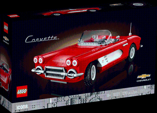 10321 雪佛兰 Corvette 跑车