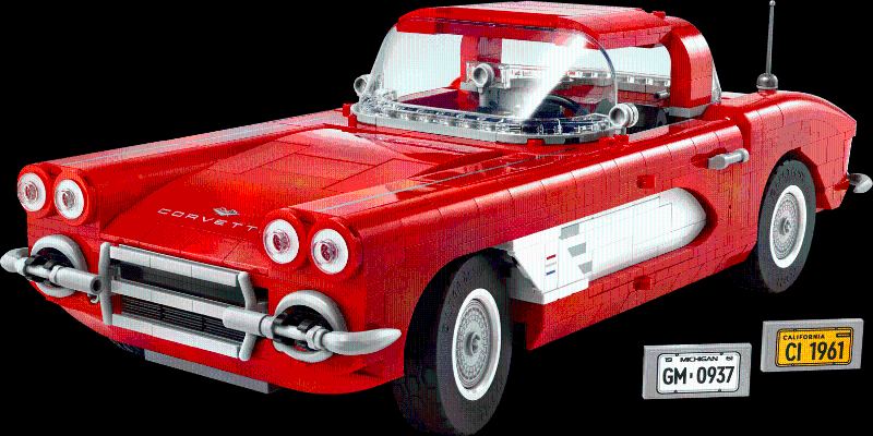 10321 雪佛兰 Corvette 跑车