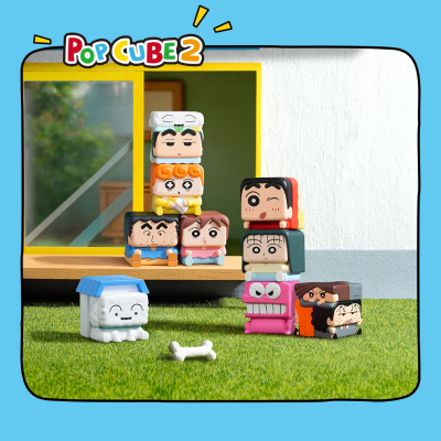 蜡笔小新POP CUBE-2系列手办