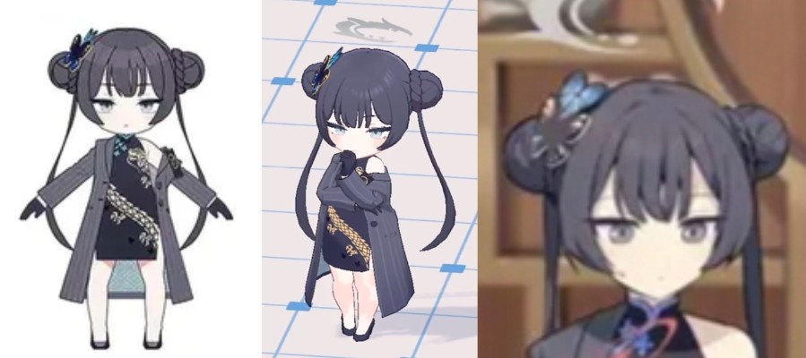 粘土人#2985 蔚蓝档案 龙华妃咲