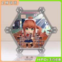 GSC 心跳文艺部 莫妮卡 粘土人 手办展示盒