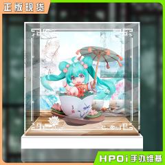 擎苍 初音未来 V家 MIKU 荷塘嬉戏 Q版 手办展示盒