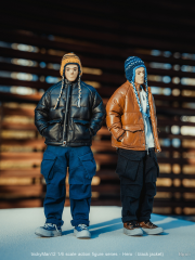 trickyMan12 1/6 Hero 黑夹克 棕色夹克 可动手办