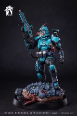 Powerspotoy 异星战域 银色闪电特战部队 战术兵手办