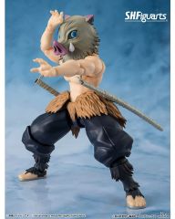 万代 SHF 鬼灭之刃 嘴平伊之助 兽之呼吸 可动手办