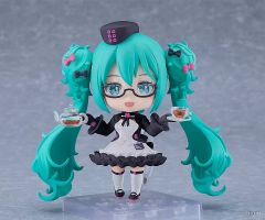 GSC 粘土人 V家 miku 初音未来 眼镜 咖啡厅 Q版手办