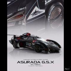threezero 高智能方程式 VS 阿斯拉达 GSX 黑 手办